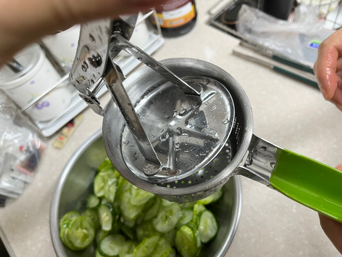 스테인레스 야채 음식 탈수기 내돈내산 후기