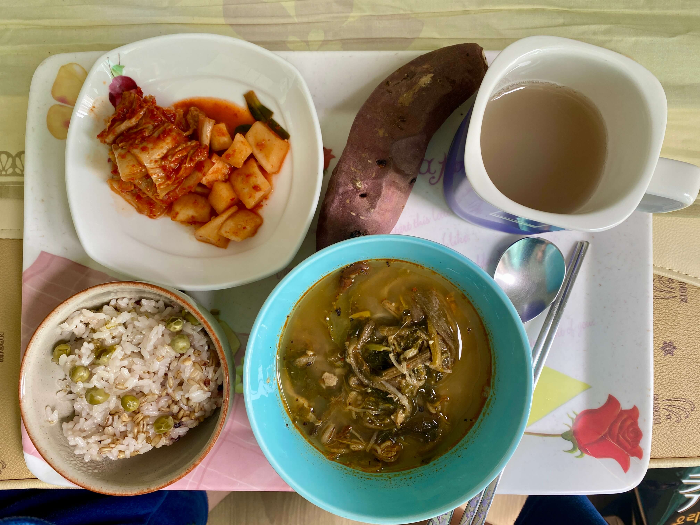 장어탕,-식혜,-고구마