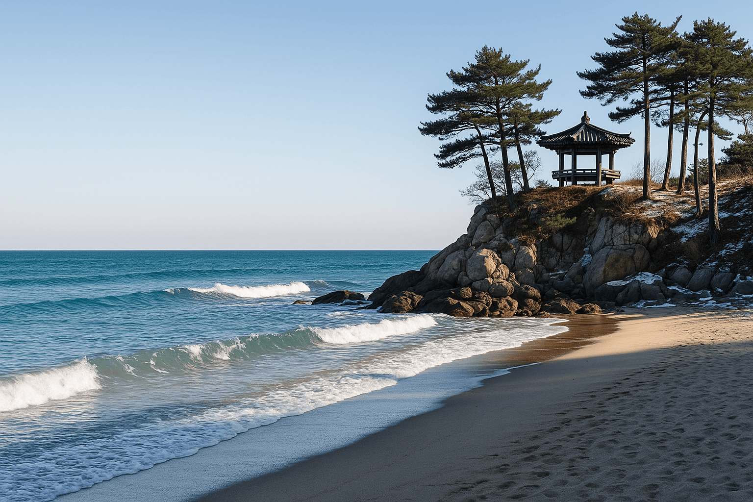 11월 양양 하조대에서 즐기는 초겨울 바다 산책과 고즈넉한 파도 소리 여행기