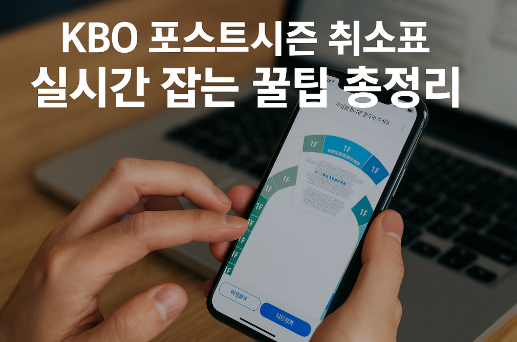 KBO 포스트시즌 취소표 실시간 잡는 꿀팁 총정리