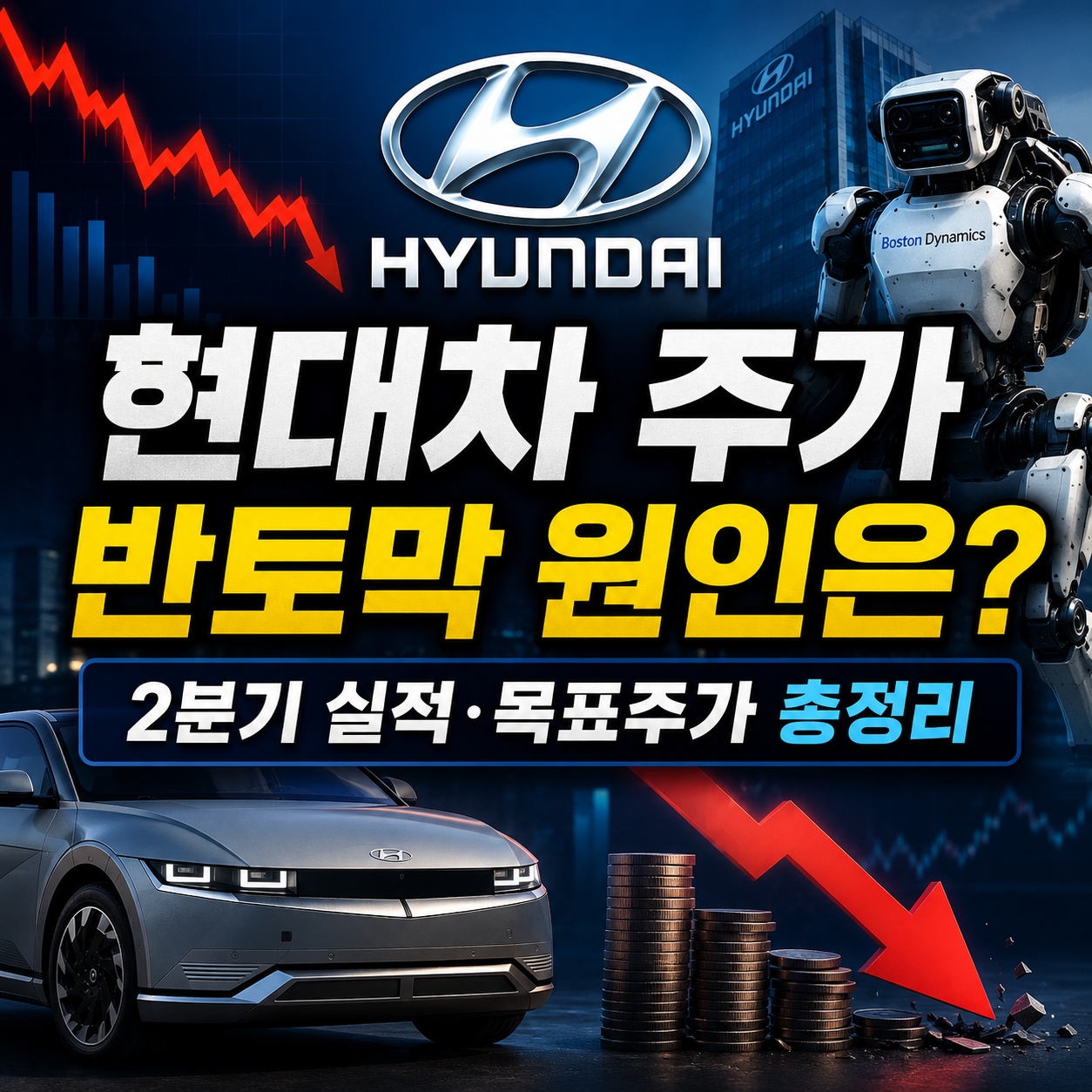 현대차 주가 급락 원인 분석