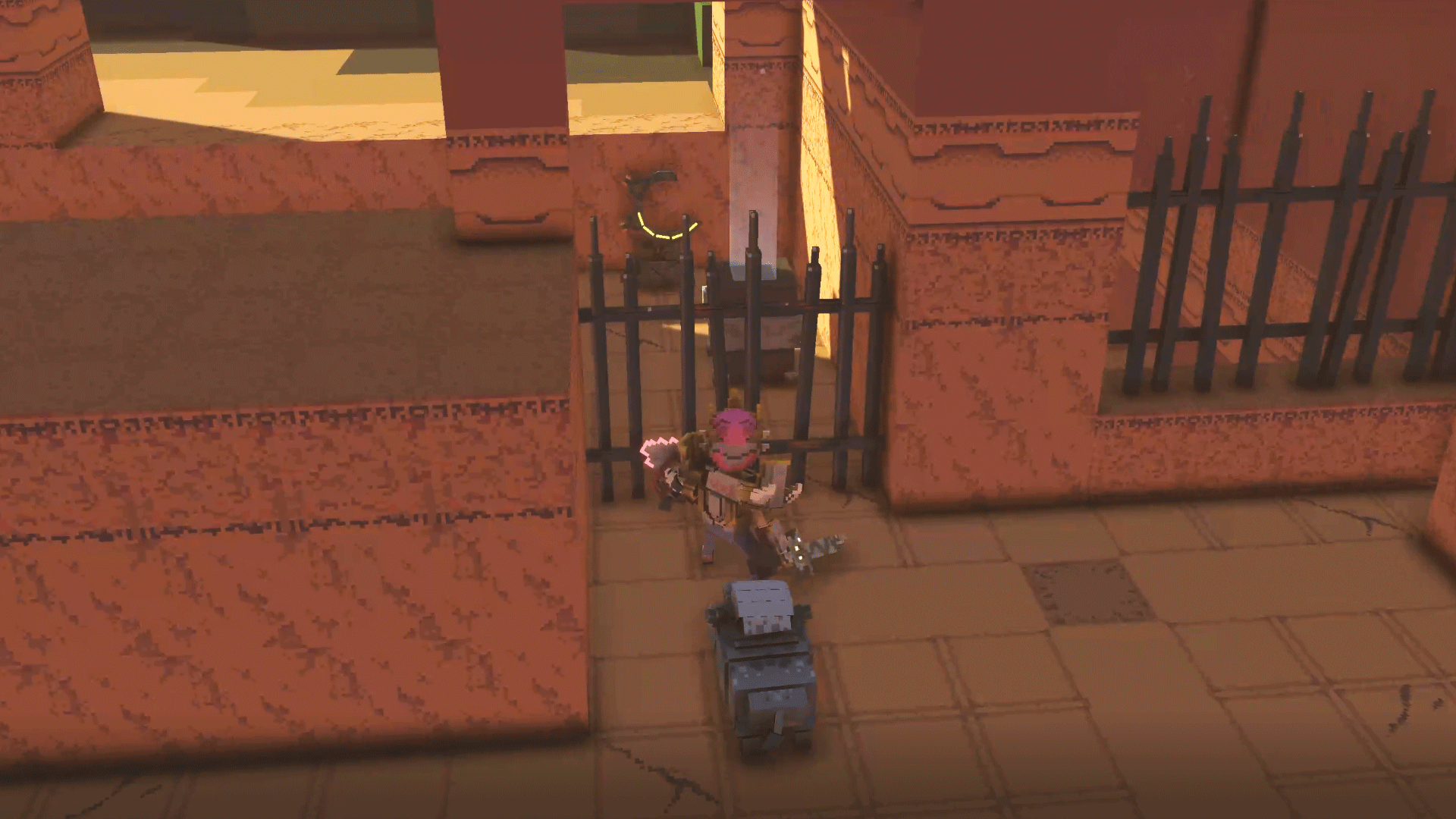 숨겨진 상자를 발견했다.