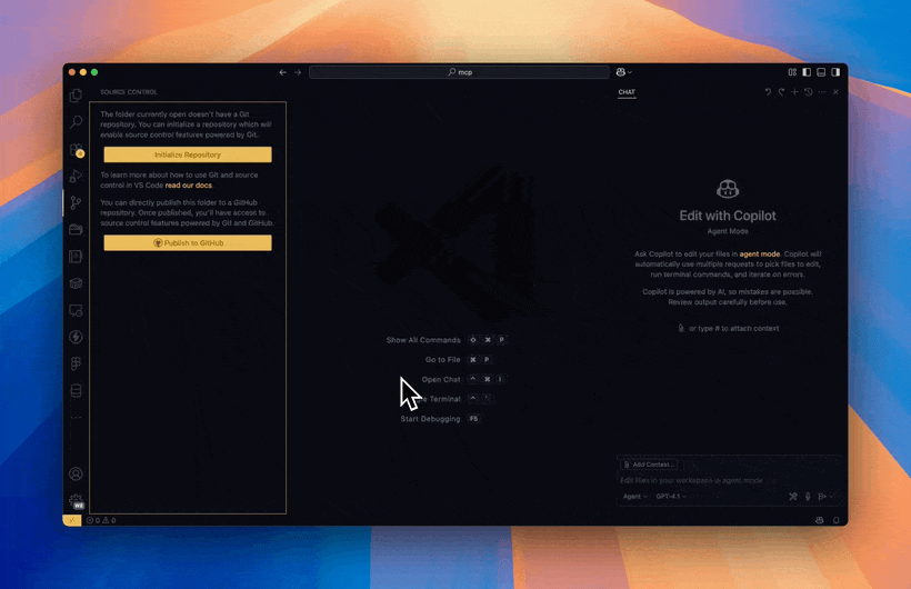 vscode mcp 설치 : .vscode/mcp.json을 이용한 워크스페이스 설치