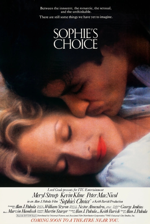 소피의 선택 영화포스터