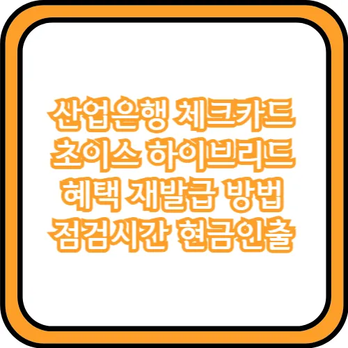 산업은행 체크카드