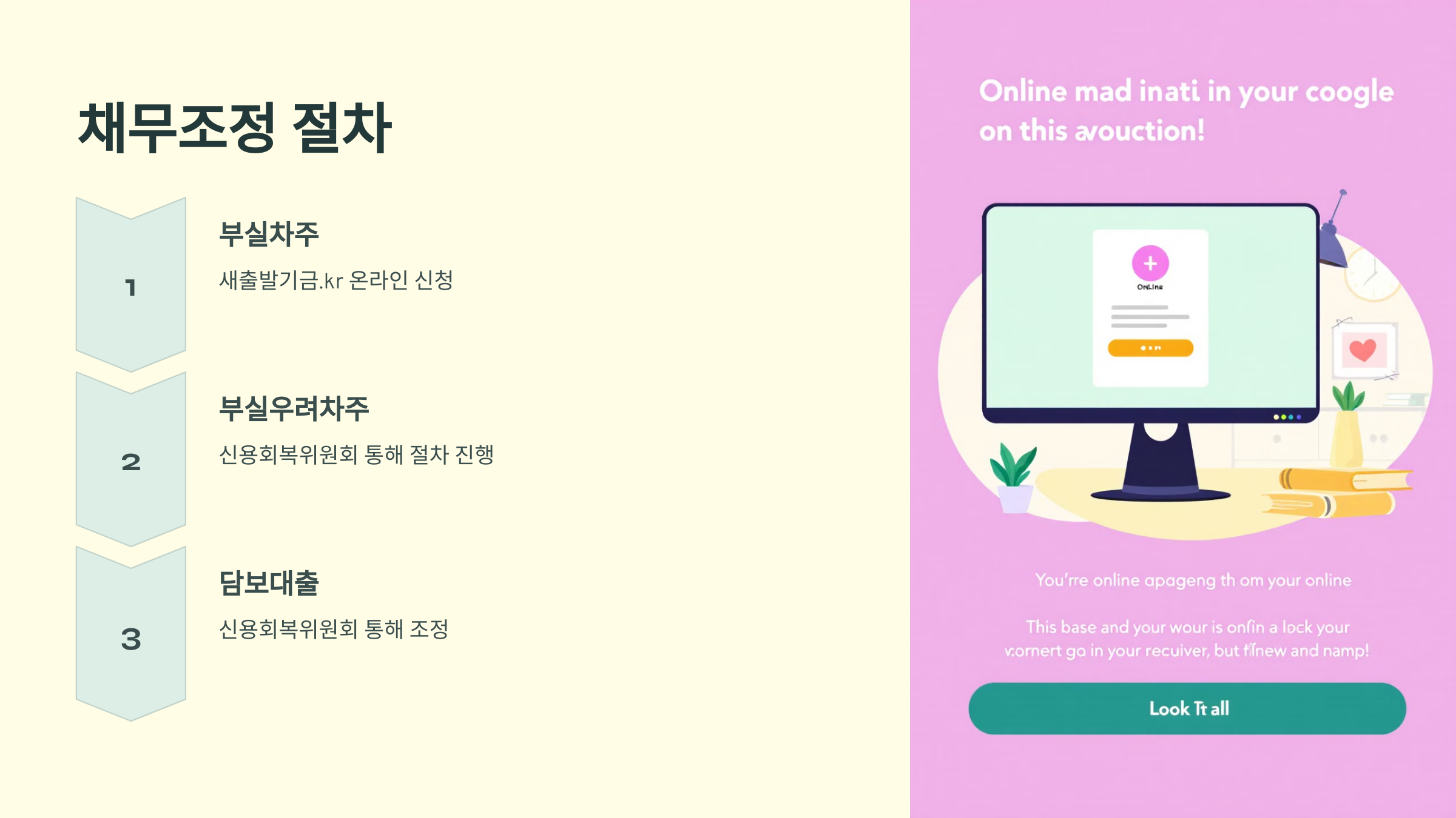 채무조정 절차