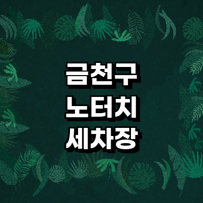 서울 금천구 노터치 세차