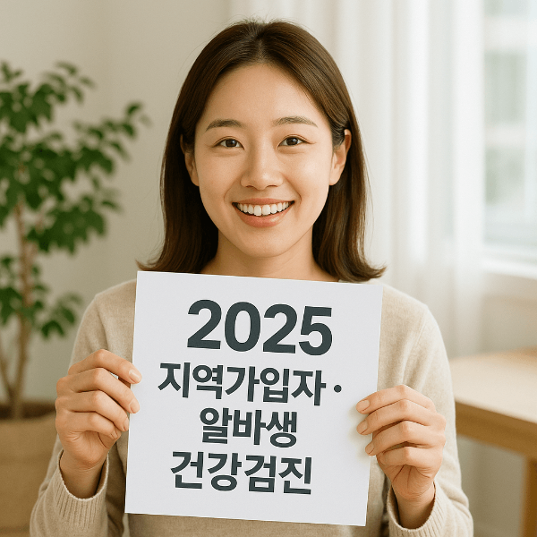 2025 지역가입자&middot;알바생 건강검진 총정리｜프리랜서, 자영업자, 단기근로자 의무 여부