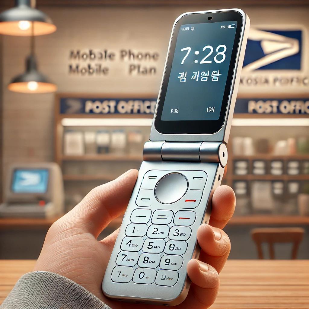 우체국 알뜰폰 폴더폰