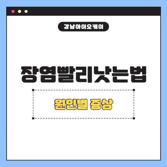 장염빨리낫는법