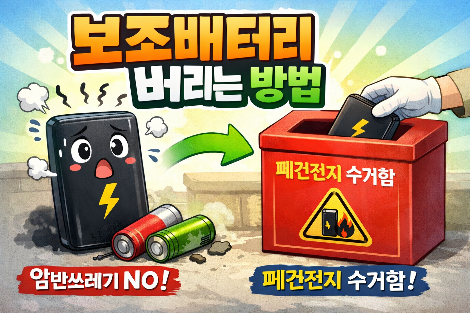 보조배터리 버리는 방법