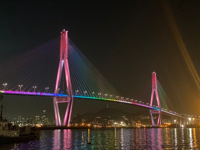 부산항 대교 야경