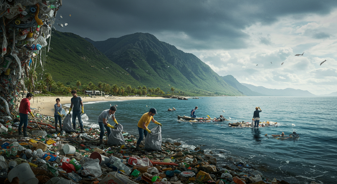 해양 플라스틱 오염과 그 해결책