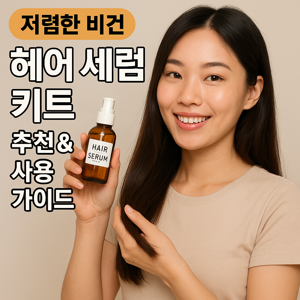 비건 헤어 세럼