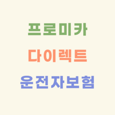 프로미카-다이렉트(TM)-운전자보험