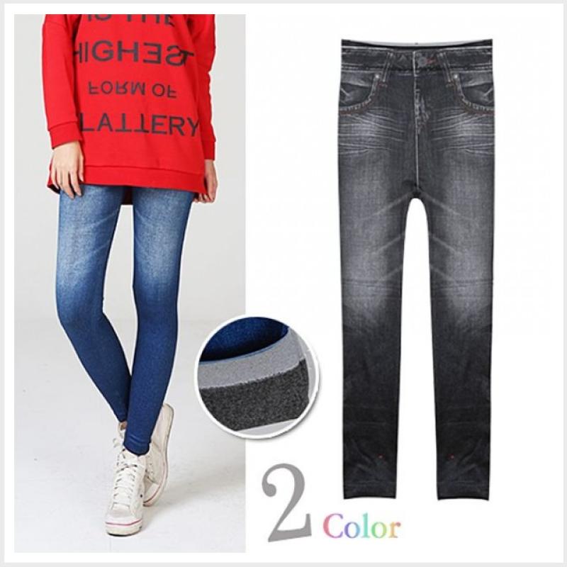 엠보워싱 기모 청레깅스 JE-2904