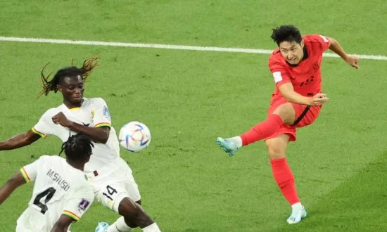 가나전에 3-2로 석패한 한국