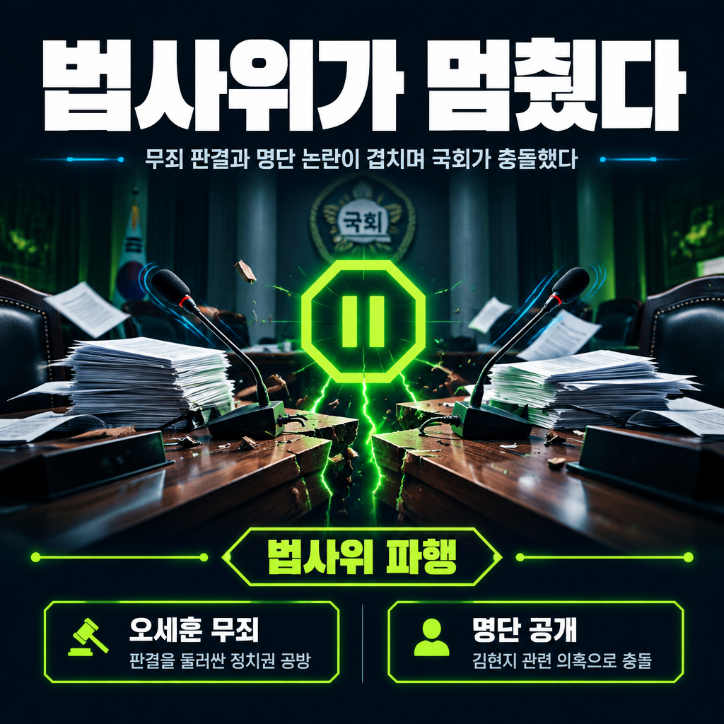 법사위가 멈췄다