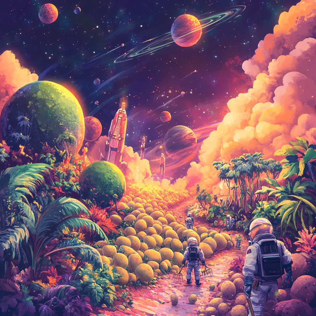 화성 감자 재배 실험 7단계