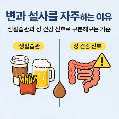 변과 설사를 자주하는 이유