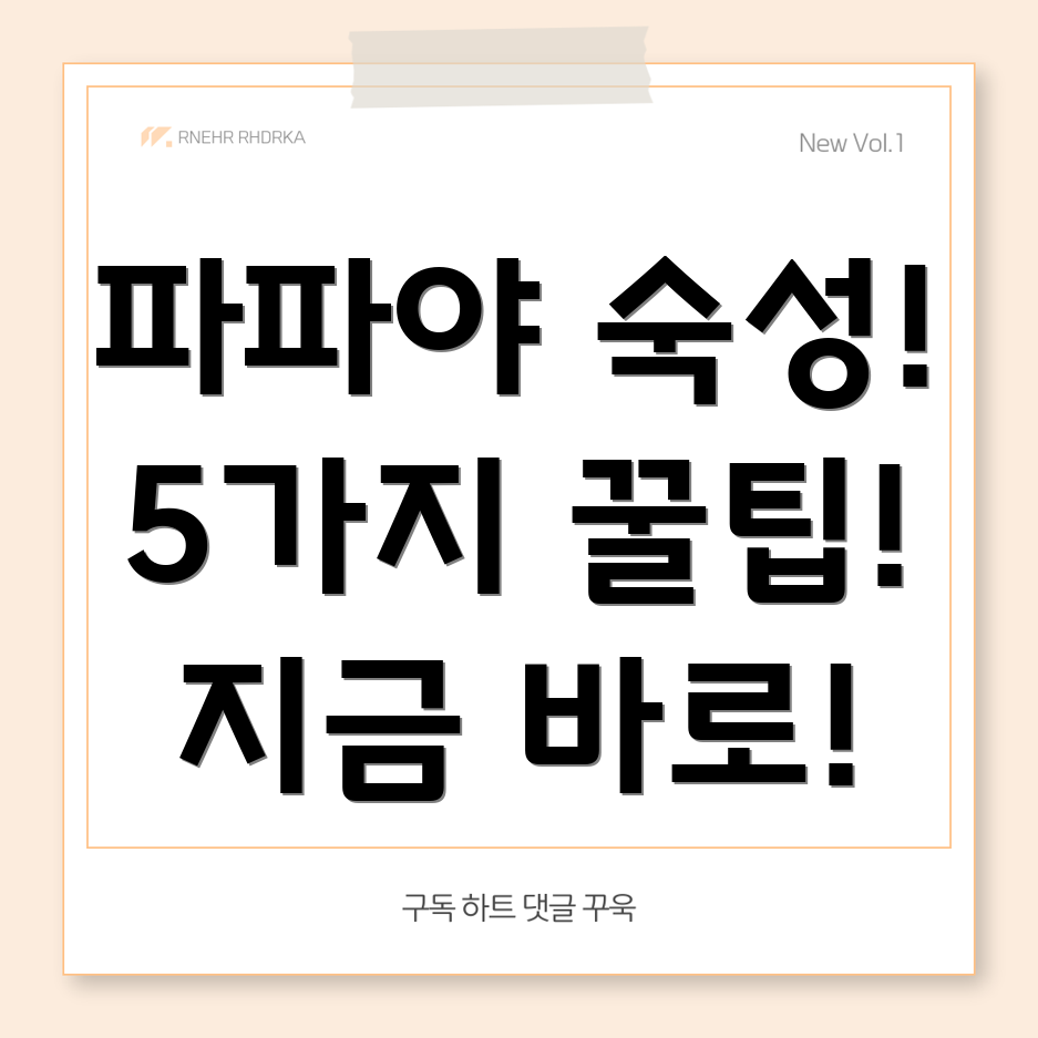 파파야 익히기