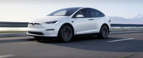 테슬라 모델X 주행모습