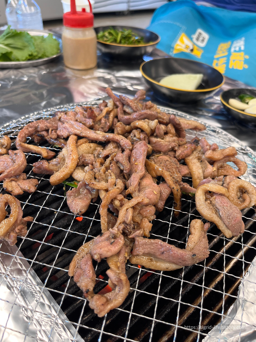 냠양주 진미숯불오리구이