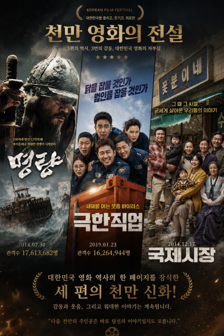 천먄영화 포스트를 AI로 만들어본 포스터
