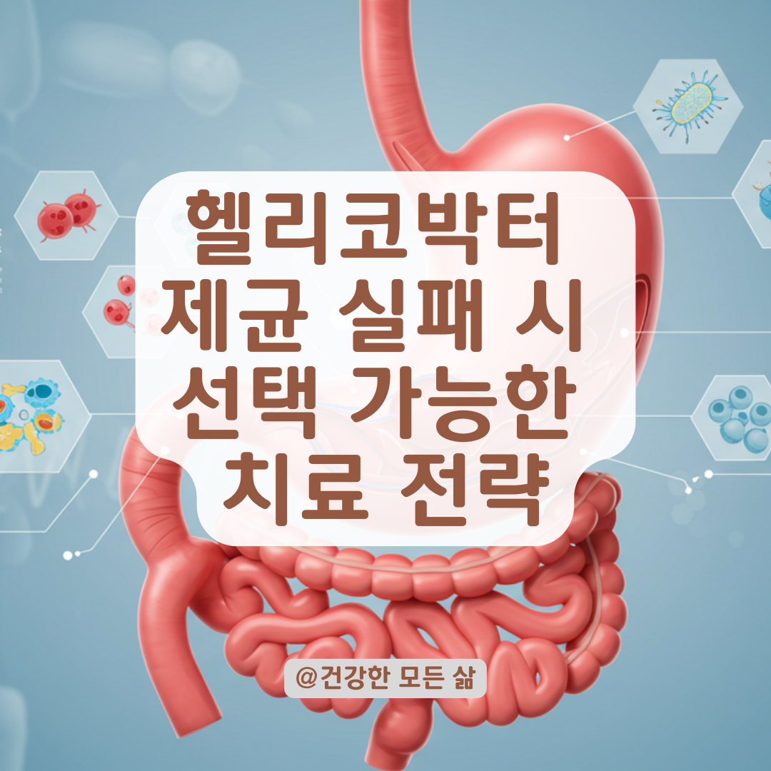 헬리코박터 제균 실패하거나 항생제 못 쓸 때? 선택 가능한 치료법 총정리.