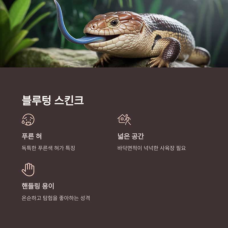 블루텅 스킨크 (Blue-Tongued Skink)