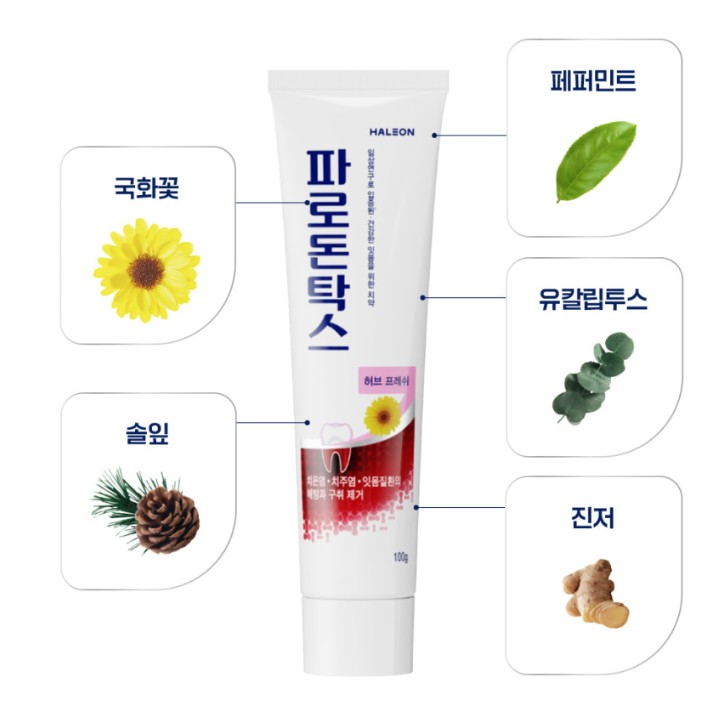 파로돈탁스-성분-표시입니다.