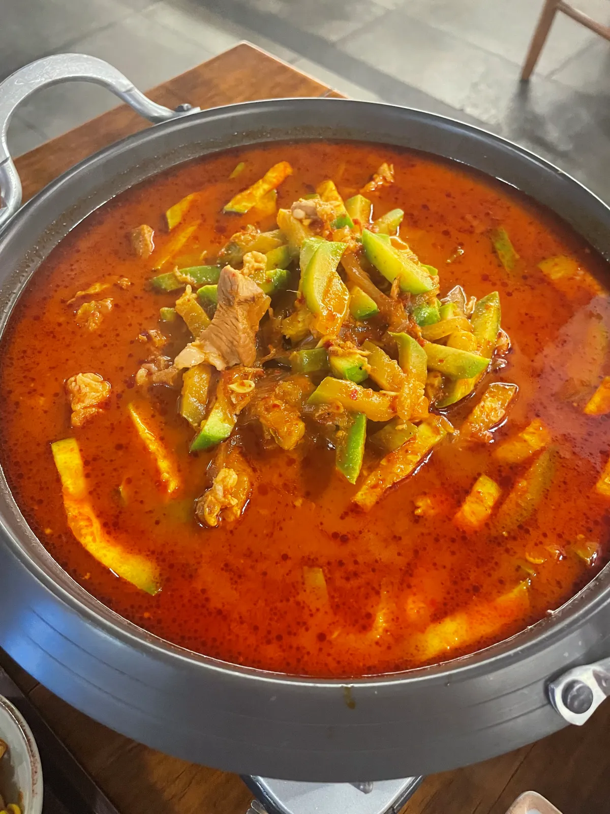 애호락-애호박찌개-생김새