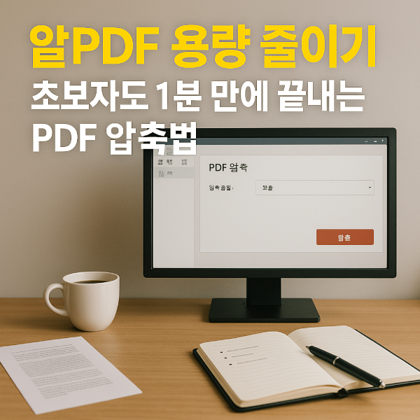 알PDF 용량 줄이기 썸네일 이미지입니다.