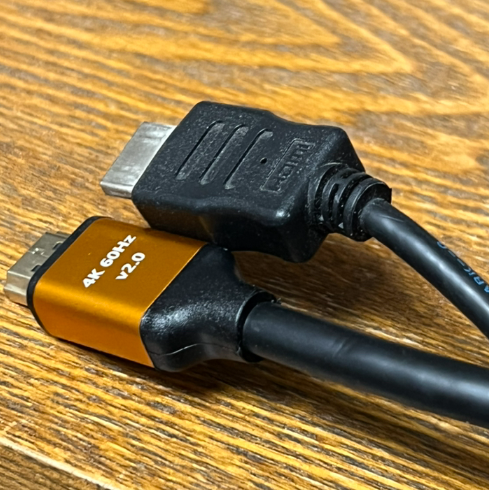 엠비에프 HDMI V2.0 골드 케이블