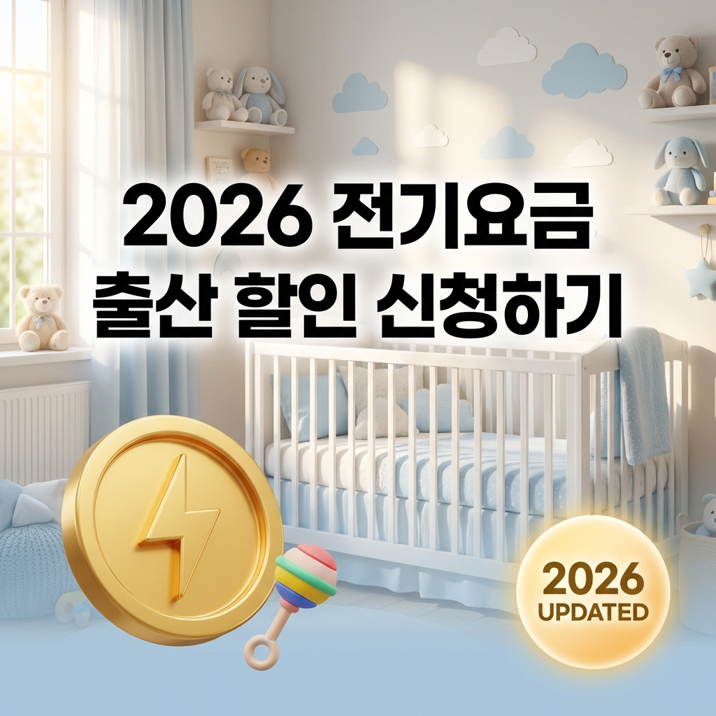 2026년 전기요금 출산 가구 할인 혜택 안내 인포그래픽-썸네일