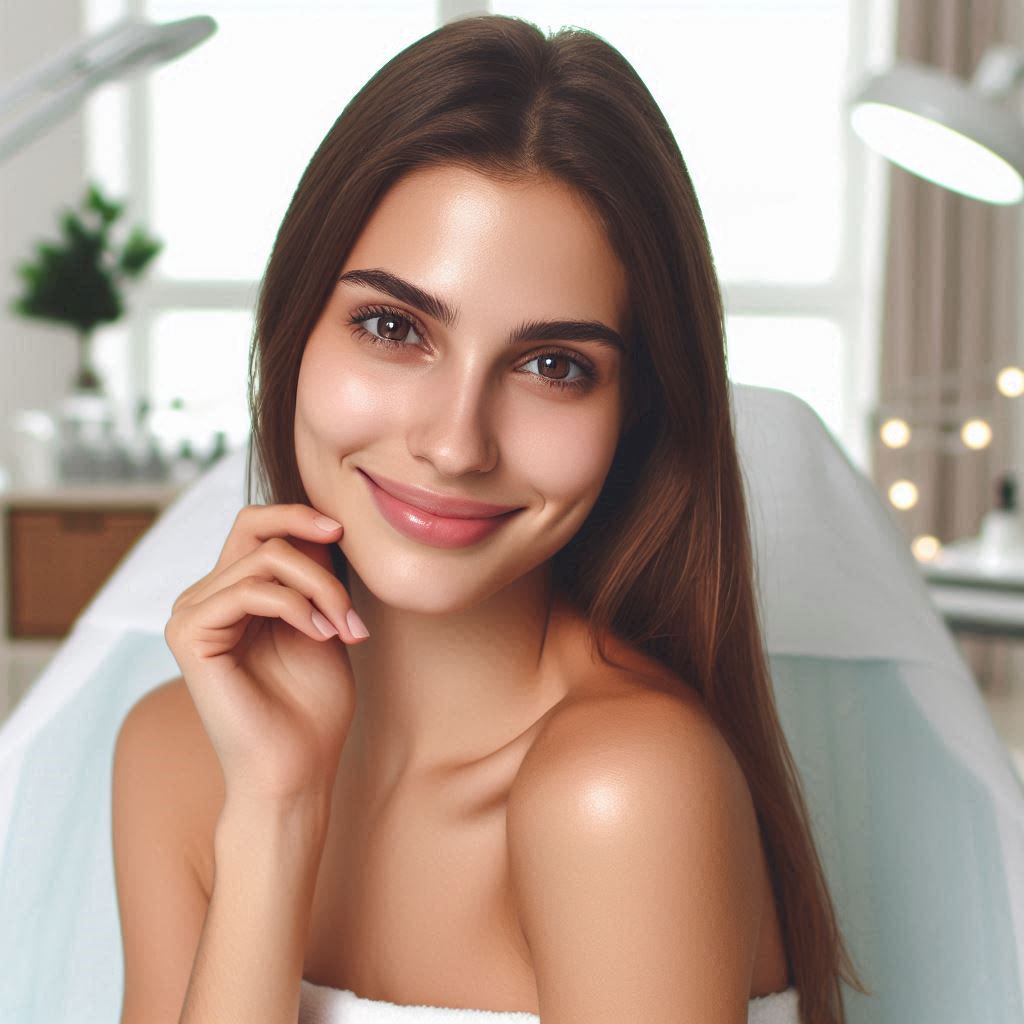 피부,체형관리 샵 배경