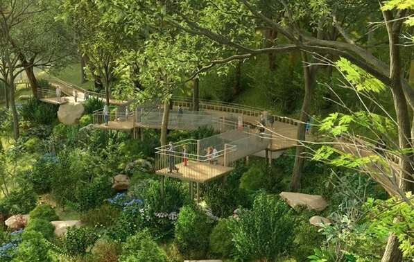 무장애길 전망대 갖춘 남산 하늘숲길 개방