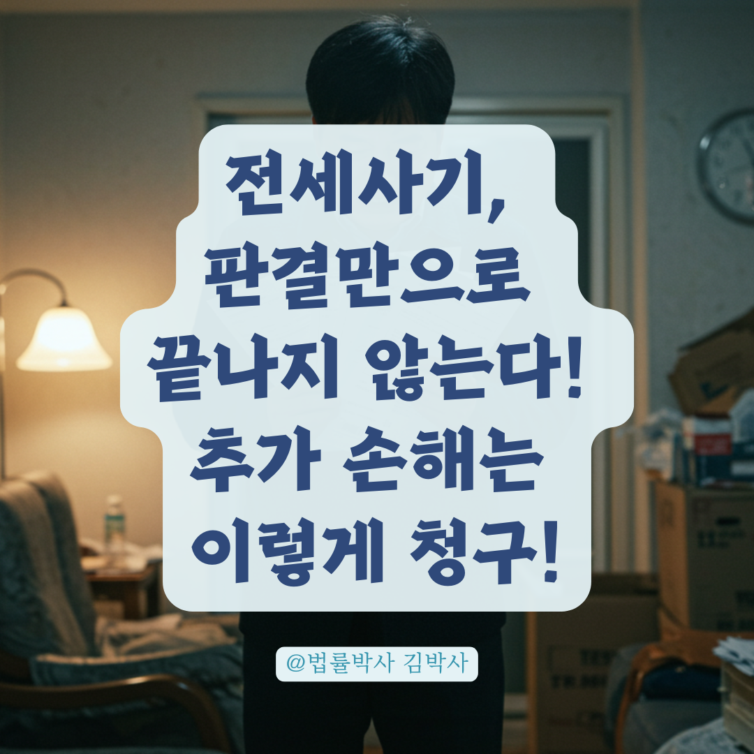 전세사기 판결받았는데도 수천만 원 손해? 임대인에게 추가 청구하는 방법