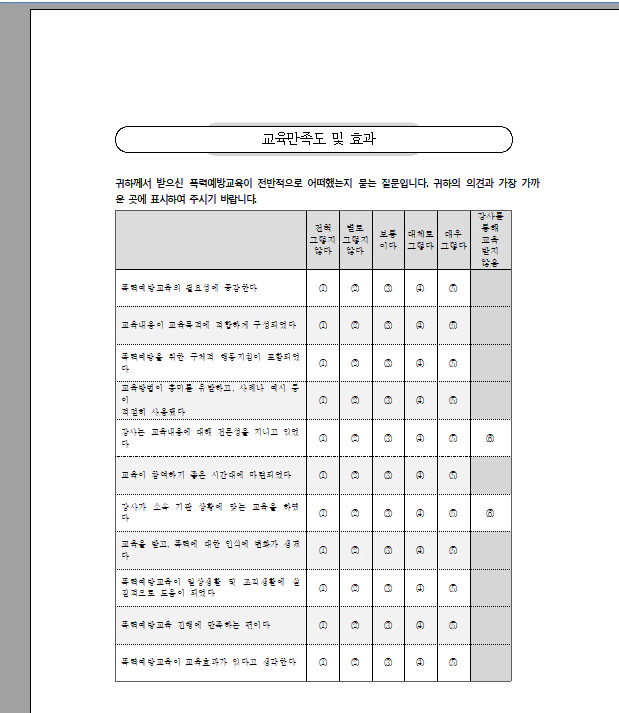 설문지