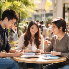 인턴 준비하는 대학생들