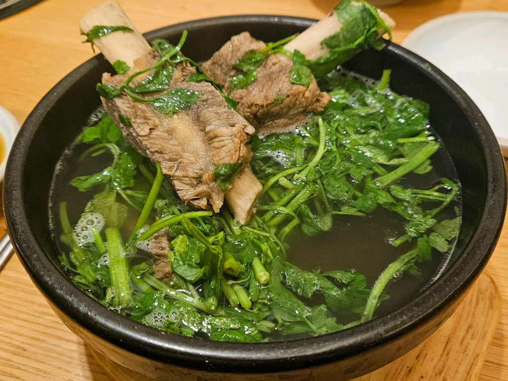 온삼옥 역삼본점에서 메뉴를 주문한 사진