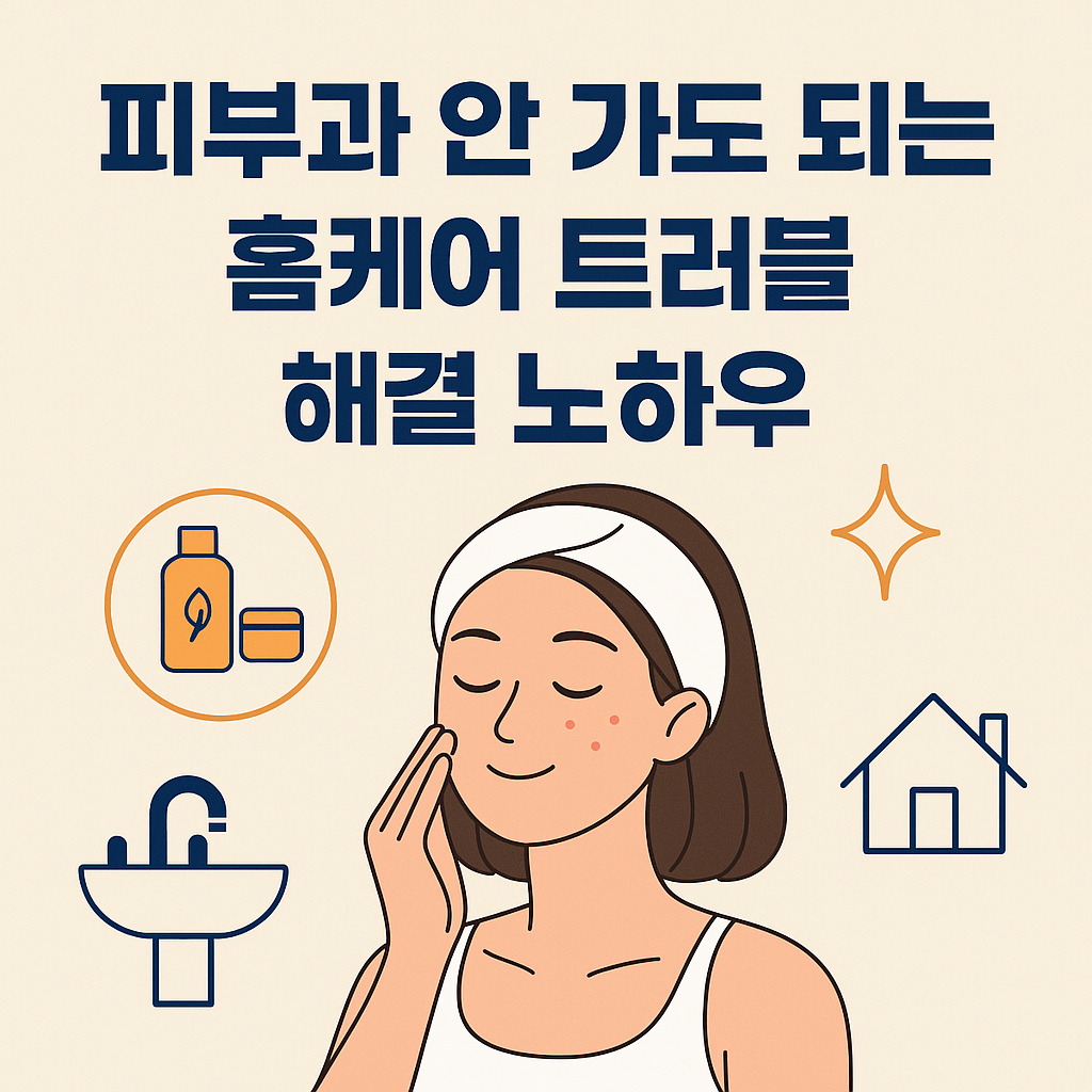 피부과 안 가도 되는 홈케어 트러블 해결 노하우