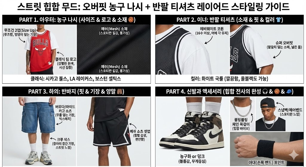 농구 져지 패션