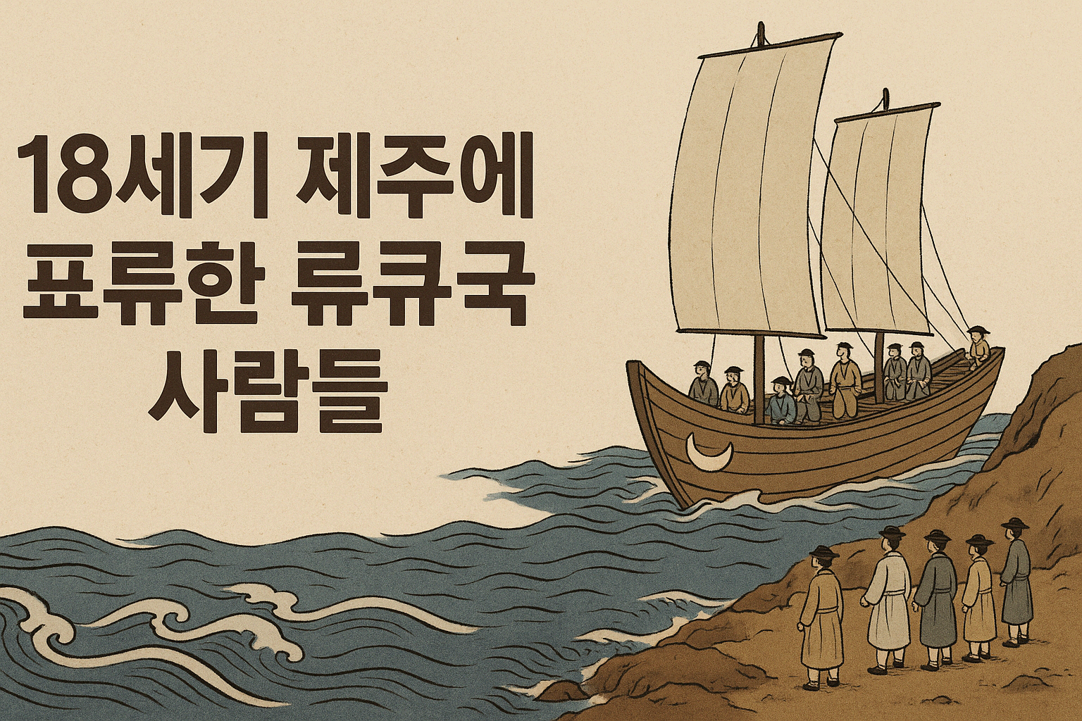 오늘의 역사 - 18세기 제주에 표류한 류큐국 사람들