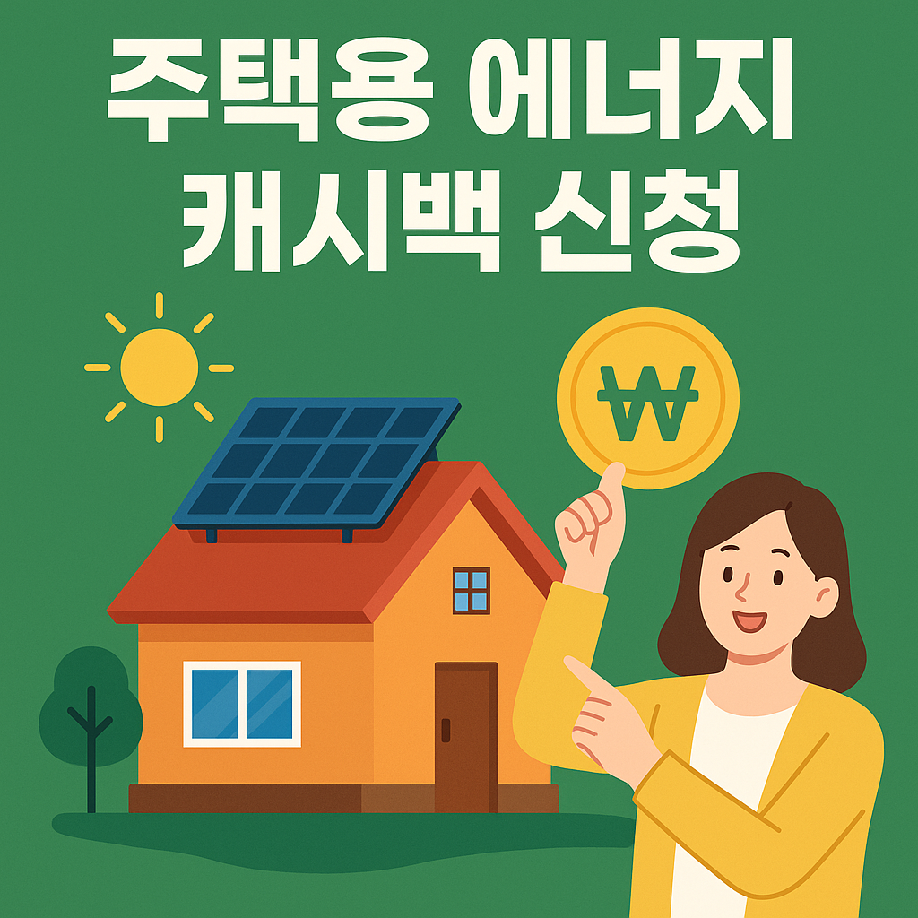 주택용 에너지 캐시백 신청
