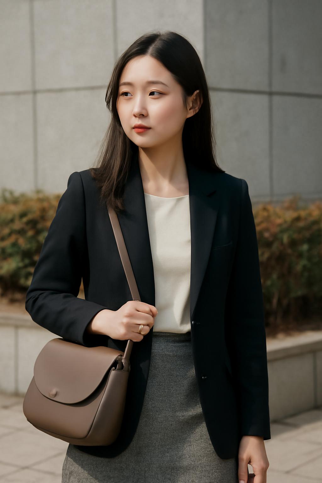 대학생 하객룩 가방