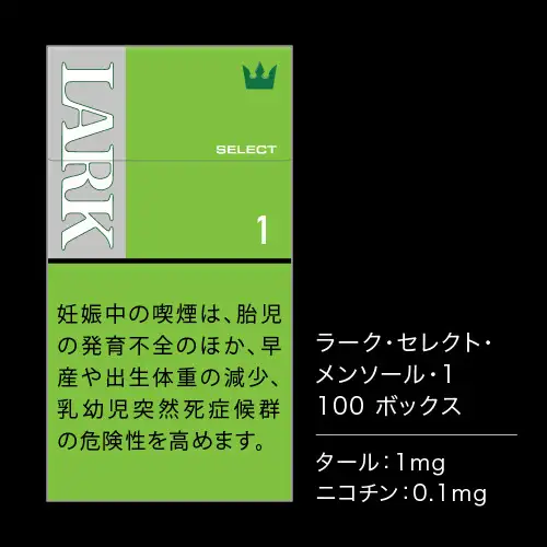라크 셀렉트 멘솔 1 100 박스