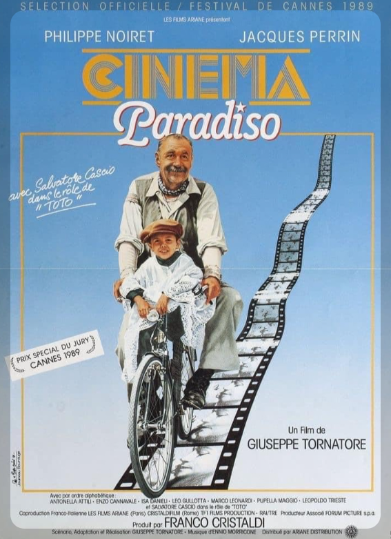 감독 주세페 토르나토레의 Cinema Paradiso 영화 포스터