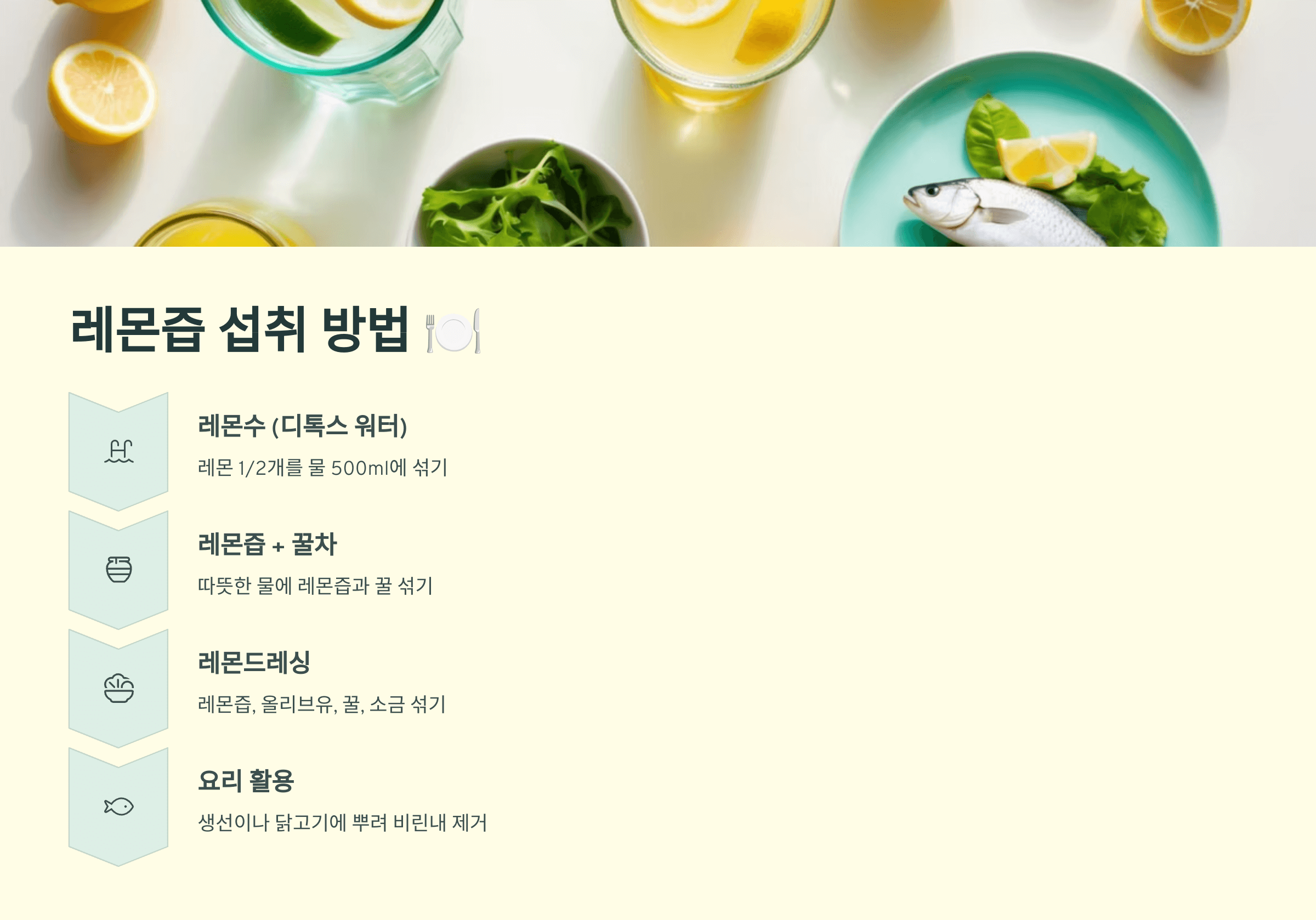 레몬즙 사진입니다.