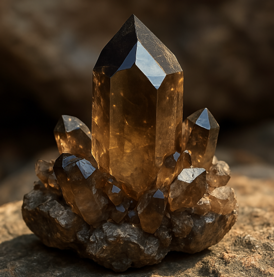 연수정(Smoky Quartz)